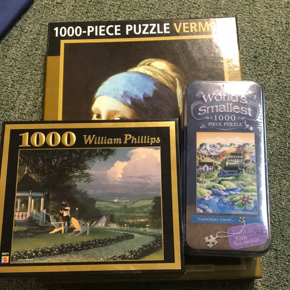 (3) brand new puzzles 1000 piece - Picture 1 of 12